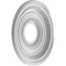 Ekena Millwork Cole PVC Ceiling Medallion (Canopies up to 4 1/4"), 13"OD x 3 1/2"ID x 3/4"P, Bright Coat Aluminum CMP13COBAL - alternate 2